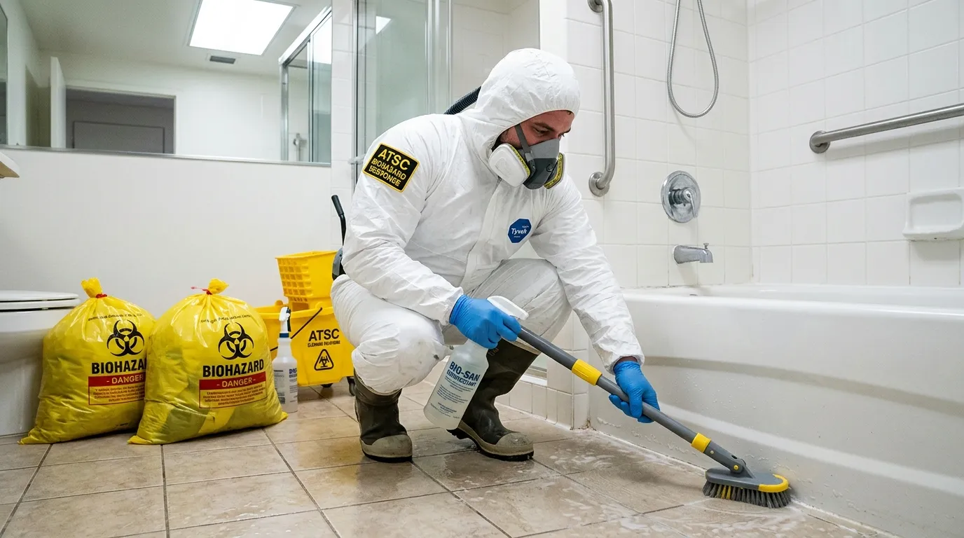 Decontamination equipment deployed for Blood Cleanup in Mount Lebanon